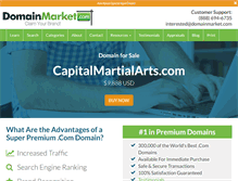 Tablet Screenshot of capitalmartialarts.com